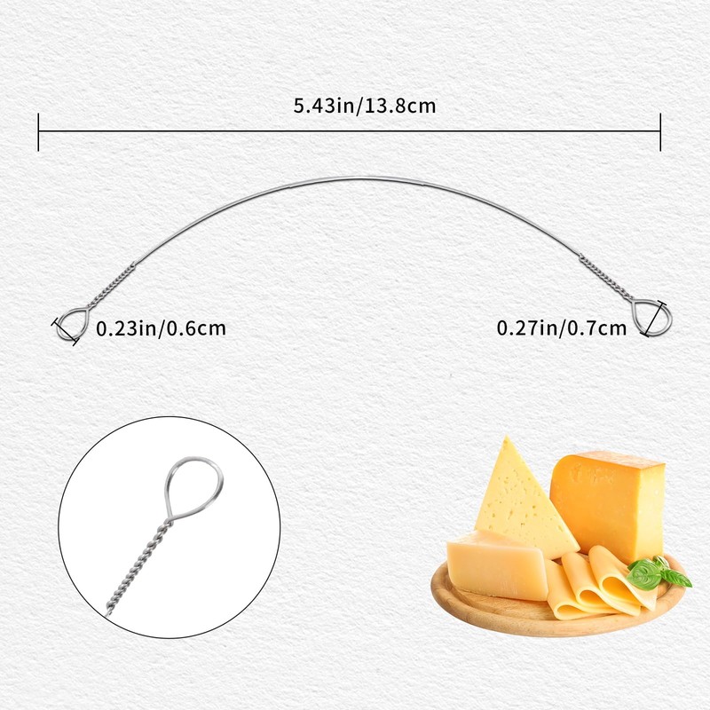 Tianman - Cortador de queso, 4 piezas de repuesto de