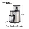 Hamilton Beach Electric Burr Coffee Grinder with Large 16oz Hopper