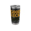 Black Cat "Good Luck" Retro Design Stainless Steel Insulated Tumbler