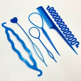 Hair braiding machine, rice braid, disco braid, 6-piece braid set (WFIM3M0) / 머리땋기기계 벼머리 디스코머리 땋기 6종 세트 머리 (WFIM3M0)