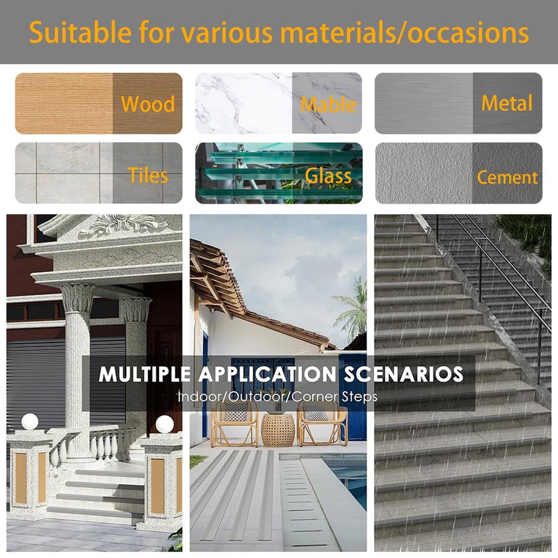 Vinyl Stair Nosing, Stair Edge Trim, Stair Edge Protector, Non-Slip