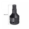 sourcing map 19mm Impact Hex Bit Socket, 1" Drive 98mm