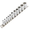 TECPO External Torx Socket Spanner Set, 11-Piece 1/4 Inch and