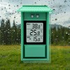 FISHTEC ® Outdoor Digital Thermometer Garden Wall Mounting House -