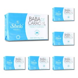 6 Jabones Baba De Caracol Sheló Nabel Rejuvenecedor 100g
