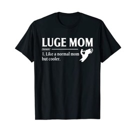 Luge Mom Vintage Snowmobile Snow Sled Rider Snowmobiling T-Shirt