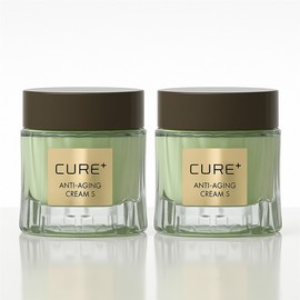 Kim Jeong-moon Aloe Cure Anti-Aging Cream S 50g 2pcs / 김정문알로에 큐어 안티에이징 크림S 50g 2개