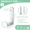 Gerhannery Pack of 5 coat hooks, modern coat hooks for