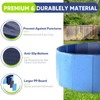 Dog Pool, Foldable Pet Swimming Pool with 6mm High-Strength PP