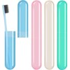 AIAG 8 Pack Toothbrush Cases Travel Toothbrush Holder Portable Toothbrush