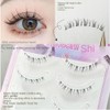 5 Pairs Korean Lower Eyelashes 3D Natural Look Comic Eyelashes