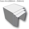 EPOSGEAR Nesting Plinths Acrylic Plastic Retail Riser Tiered Counter Display