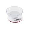 BEPER BP.802 Digital Kitchen Scale, Removable Transparent Bowl, Solid and