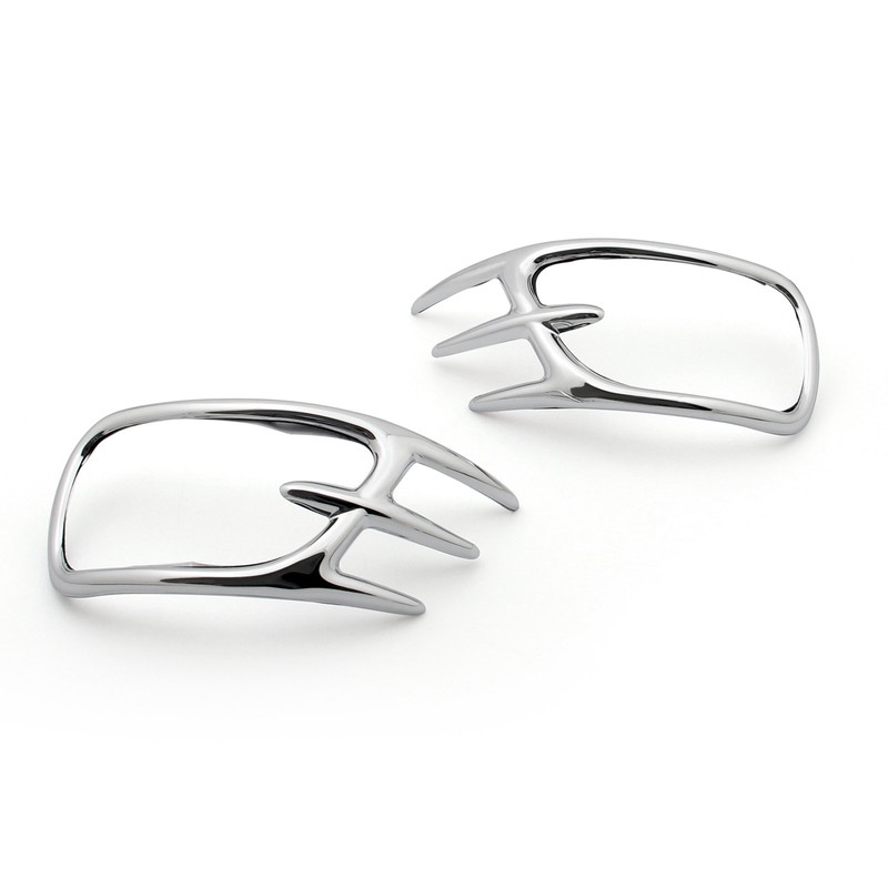 Topteng Goldwing Chrome Fairing Mirror Back Accent Grilles Fit for