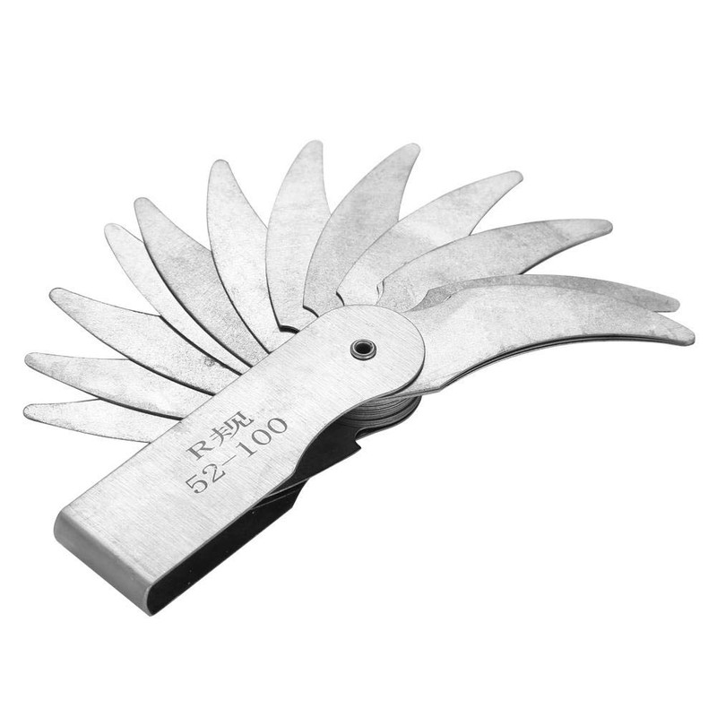Radius Cone Gauge Stainless Steel Internal Concave Convex Measuring Tool