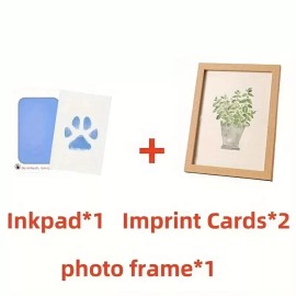 Clean-Touch Ink Pad kit Footprints Of Pets ink Cat Paw Prints Dog Paw Prints US - 1 pack, blue