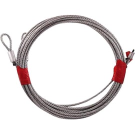 Alcan Premium Garage Door Cable Assembly Pair for 7' High Garage Door Torsion Spring