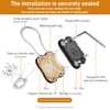 AirTag Holder Waterproof,AirTag Waterproof Case with Wire Cable for Luggage,Keys,Backpack