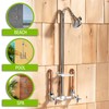 Homewerks 3070-252-BN-B-WS Outdoor Shower Kit with Soap Dish, Corrosion, Rust