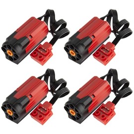 4Pcs Power-Function Set Enhanced Red Medium-Motor Compatible with Major Brand Technic-Parts Building-Block
