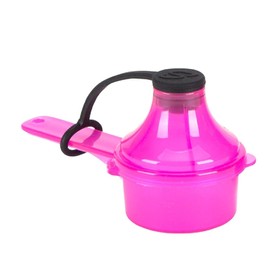 Plastic Measuring Scoop with Funnel, The Scoopie (15 cc | 1 tablespoon | 15 mL) Measuring Spoons for Powders, Coffee, Pet Food, Protein, Spices and Other Dry Goods (Pack of 1, Pink)