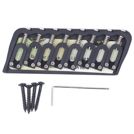 8 String Guitar Fixed Saddle Bridge Metal Professional Electric Guitar Bridge Replacement