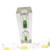 STOBAZA Creative Crystal Sandglass Timer for Green Sand Clock Decoration