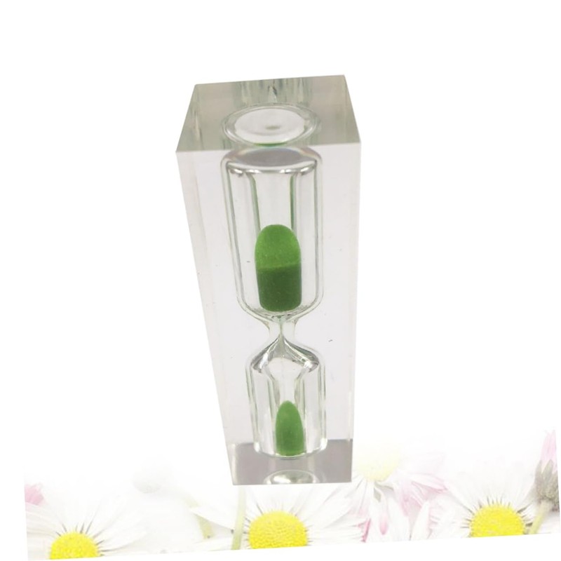 STOBAZA Creative Crystal Sandglass Timer for Green Sand Clock Decoration
