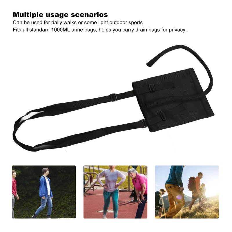 Catheter Bag Cover Concealed High Capacity Waterproof Easy to Clean