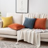 MIULEE Pack of 2 Mustard Yellow Decorative Pillow Covers 20X20