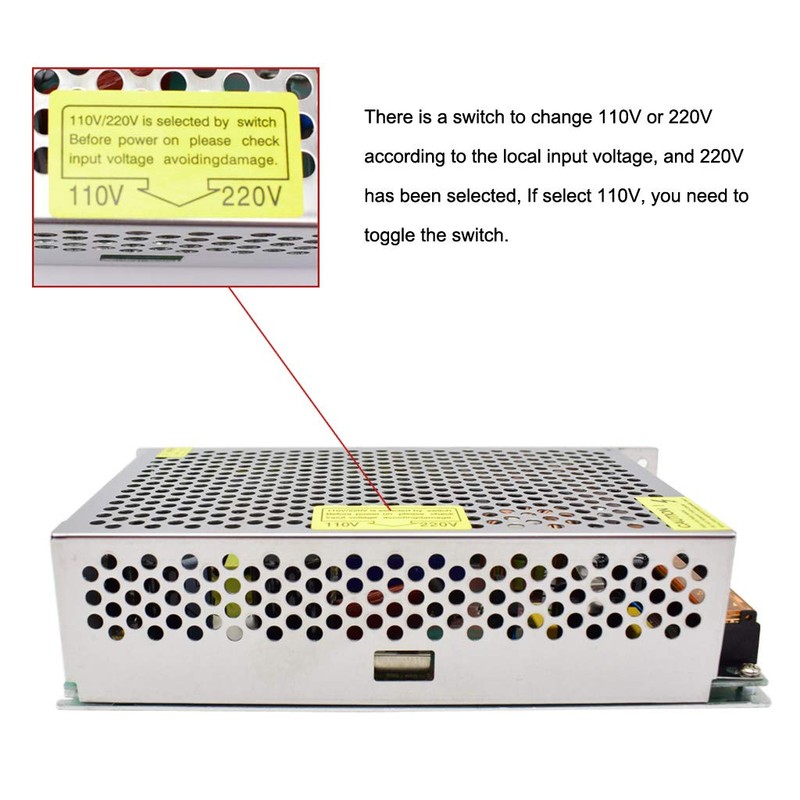 DC 24V 10A 240W Universal Regulated Switching Power Supply AC