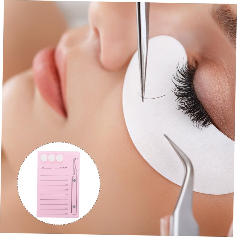 FOMIYES Acrylic Lash Tray for Eyelash Extensions Lightweight Eyelash Pallet