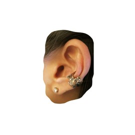 Bronze Bat Ear Cuff Bat Jewelry Animal Earring