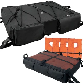 T-Top Storage Bag for Boats,Durable Life Jacket Storage Bag for Most Boats-Holds 4 Life Jackets,24"L x 20"W x 5.5"H
