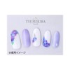 TSUMEKIRA NN-AJI-101 Nail Stickers, Hydrangea, Blue/Purple, 1 Sheet (x 1)