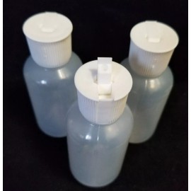 Unbranded 30 Pack 1 oz. Boston Round Plastic Squeeze Bottle With Flip Top Lids NEW