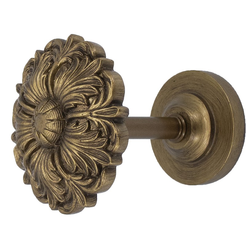 MERIVILLE Set of 2 Fleur Window Drapery Medallion Holdbacks, Curtain