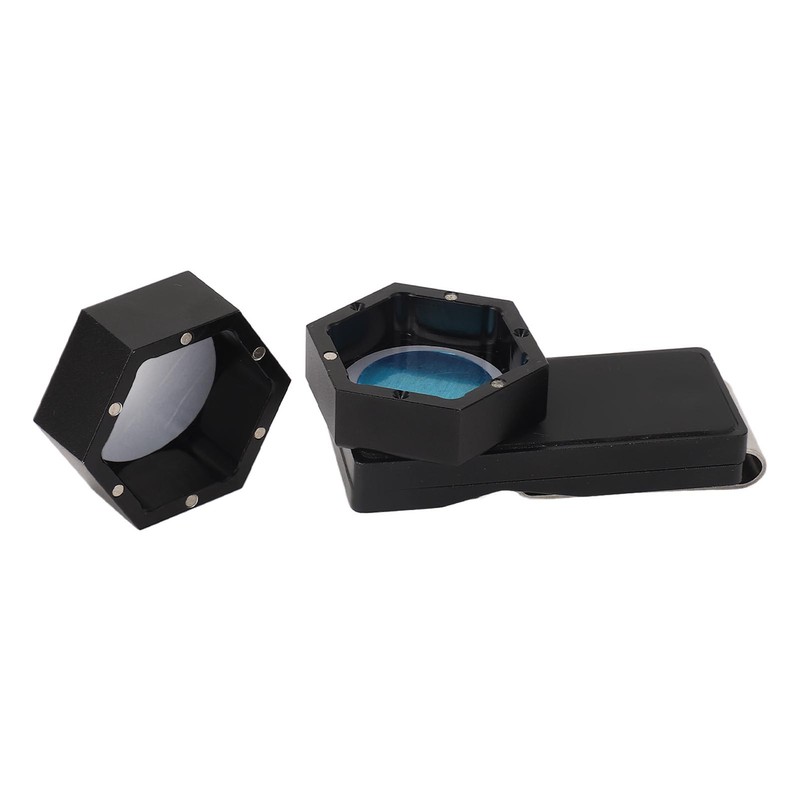 Mini Portable Magnetic Billiard Cue Chalk Case Black Billiard Cue