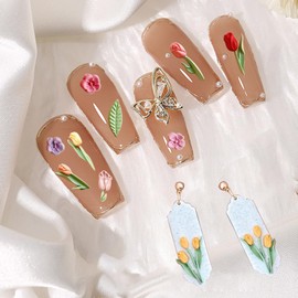 Flower Polymer Clay Molds, Mini Floral Polymer Clay Cutters, 4 Shapes of Miniature Clay Cutters, Clay Moulds for Nail Art, Jewelry, Earrings