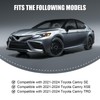 Matte Black Front Bumper Lip Splitter for 2021-2024 Toyota Camry