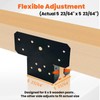 EONECROSS 2 Set Heavy Duty Steel T-Shaped Post to Beam