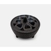 Zen Minded Cast Iron Lotus Incense Burner for Incense Sticks,