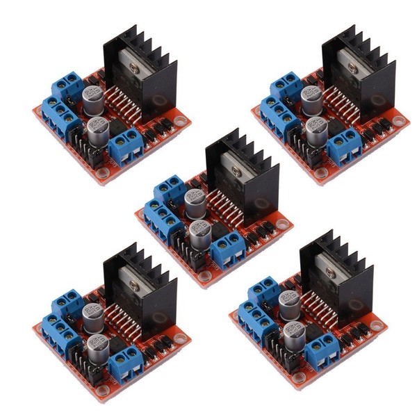5 PCS L298N Motor Drive Controller Board DC Dual H-Bridge