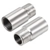 uxcell Shower Head Extension Arm Stainless Steel 1/2PT Male to