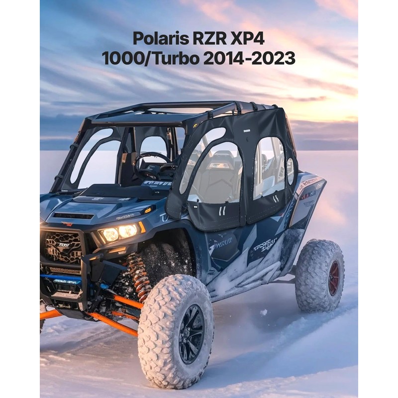 VEVOR Cab Enclosure Upper Doors, Compatible with Polaris RZR XP4