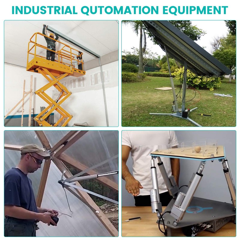 ECO-WORTHY 12V 6 Inch Stroke Linear Actuator 330lbs Maximum Lift