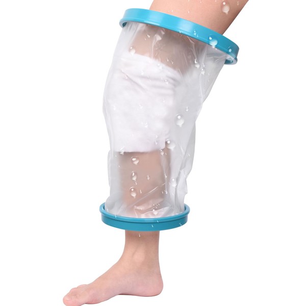 Waterproof Knee Cast Cover for Shower Adult, Cast Protector for