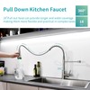 GIMILI Kitchen Faucet with Pull Down Sprayer Single Hole Stainless