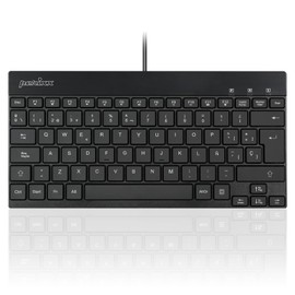 Perixx PERIBOARD-326ES Mini Teclado USB retroiluminado con teclas de Corto recorrido - QWERTY Español