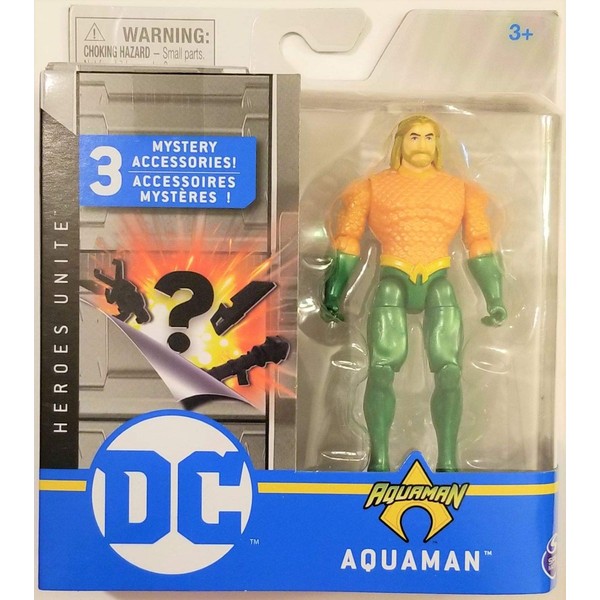 DC Heroes Unite 2020 Aquaman 4-inch Action Figure by Spin Master